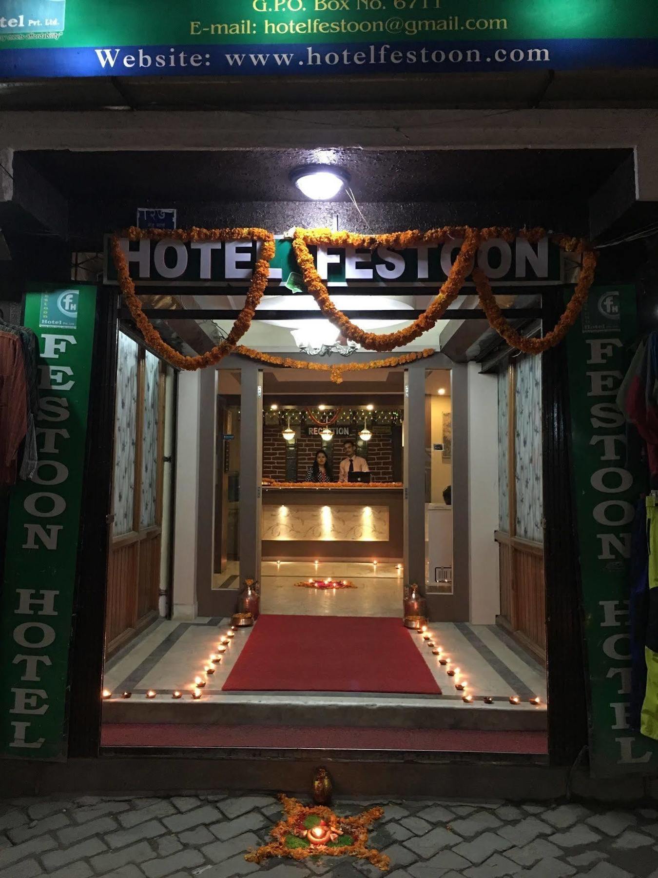Festoon Hotel Katmandú Exterior foto
